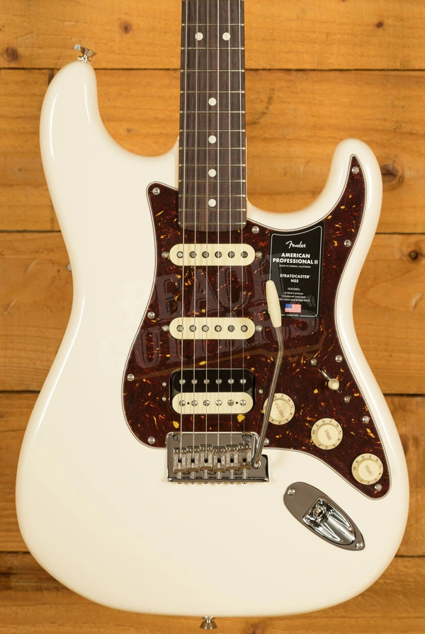 Fender American Professional II Stratocaster HSS - Rosewood - Olympic White