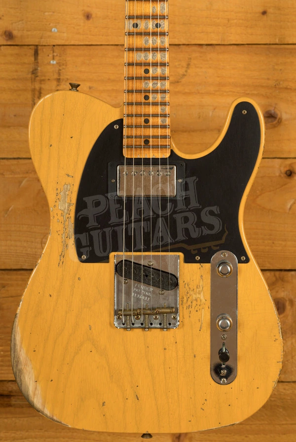 Fender Custom Shop Limited 53 HS Tele - Heavy Relic Aged Butterscotch Blonde