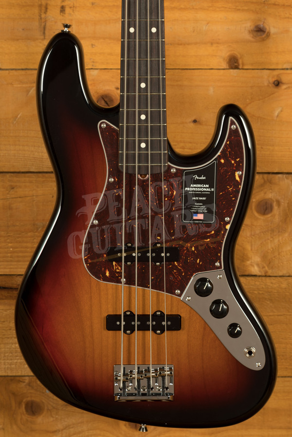 Fender American Professional II Jazz Bass | Rosewood - 3-Colour Sunburst