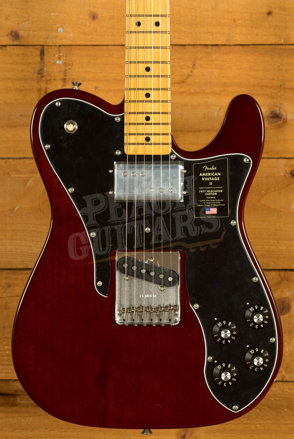 Fender American Vintage II 1977 Telecaster Custom - Maple - Wine