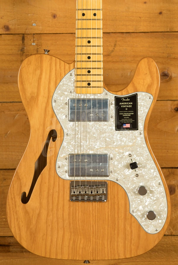 Fender American Vintage II 1972 Telecaster Thinline - Maple - Aged Natural