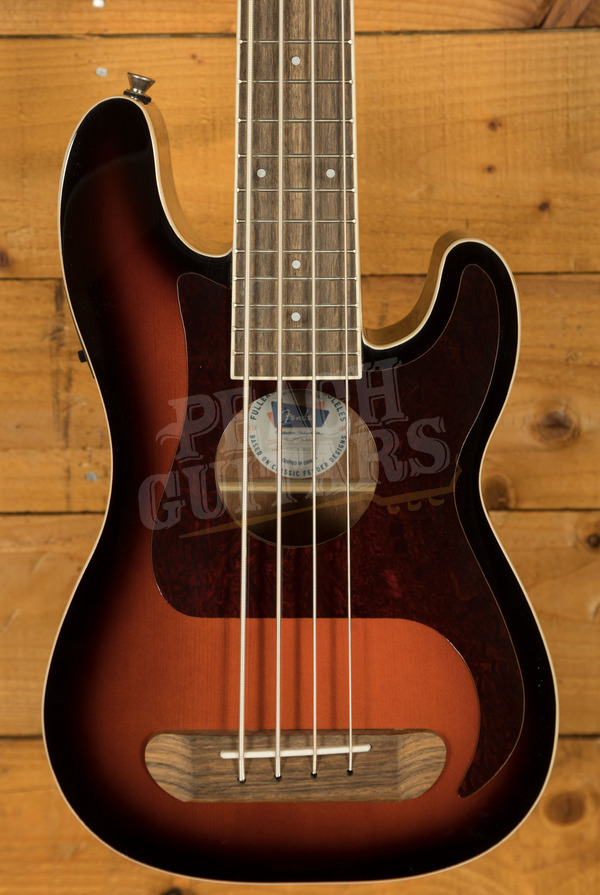 Fender Fullerton Precision Bass Ukulele | 3-Colour Sunburst