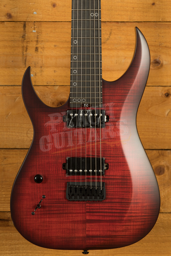 Schecter Sunset-7 Extreme LH | 7-String - Scarlet Burst - Left-Handed