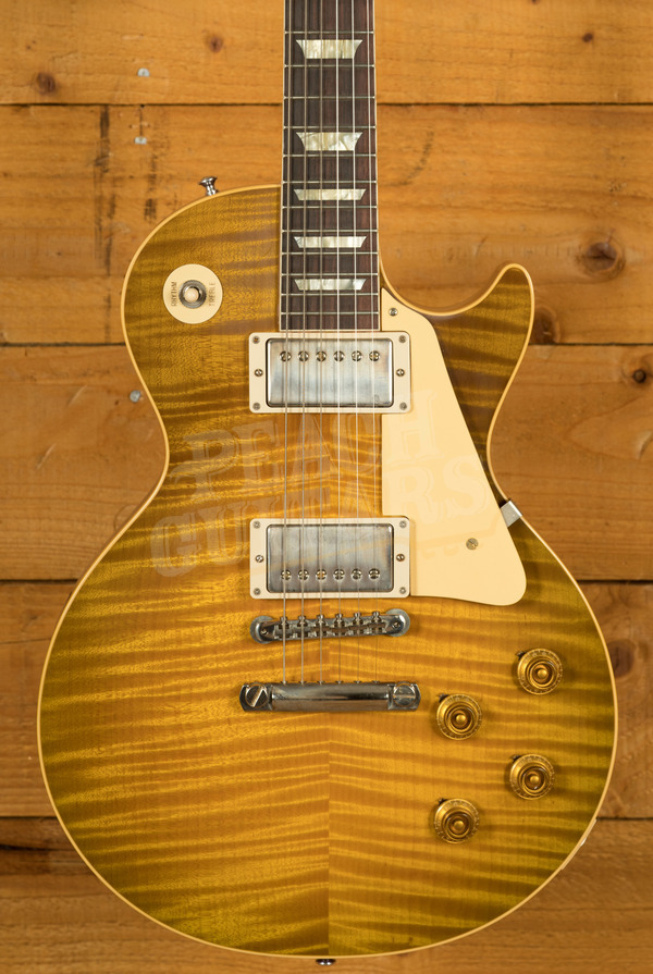 Gibson Custom '59 Les Paul HP Top Green Lemon Fade VOS 