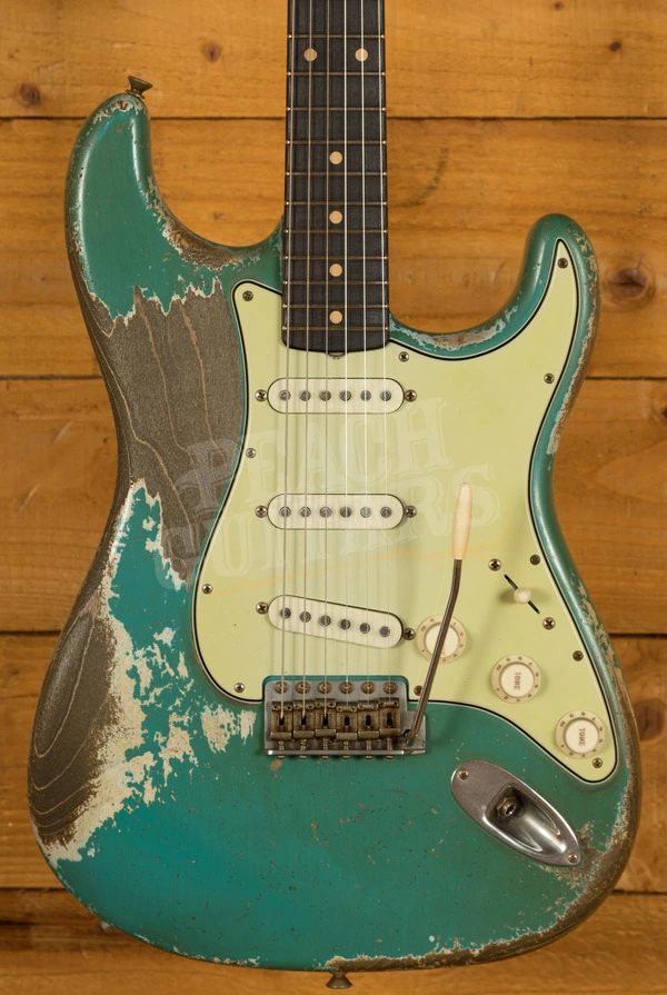 Fender Custom Shop Masterbuilt Dale Wilson 61 Strat - Heavy Relic Taos Turquoise 