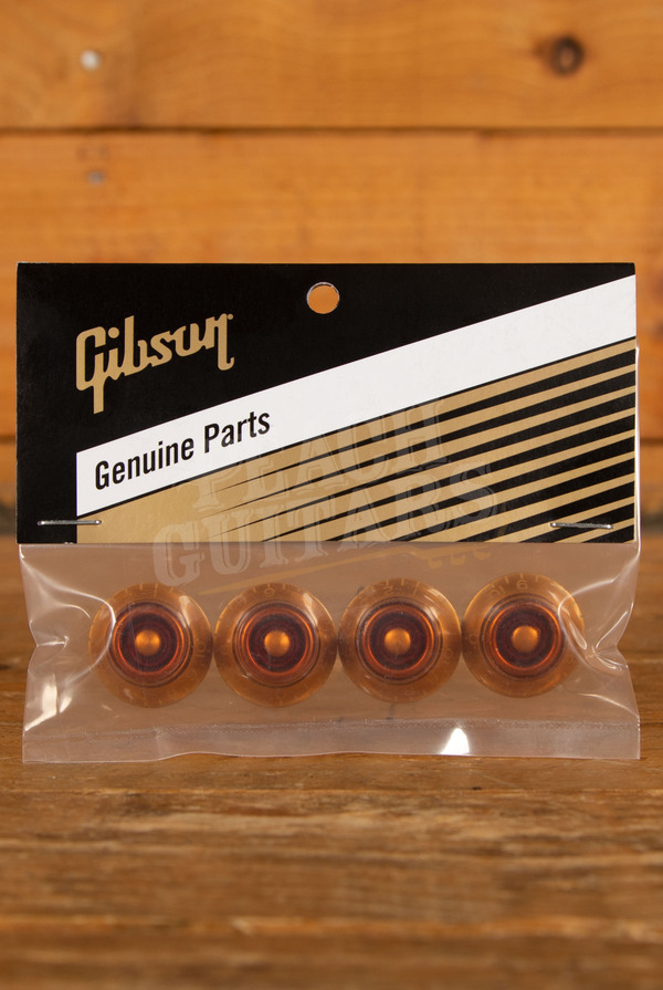 Gibson Top Hat Knobs - Vintage amber (Pack of 4)