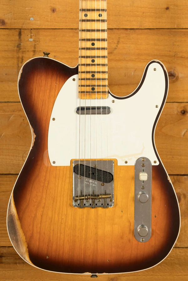 Fender Custom Shop 59 Tele Custom - Relic Wide-Fade Chocolate 3-Tone Sunburst