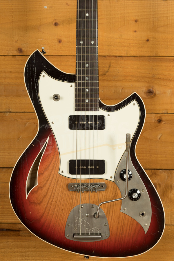 Novo Nucleus Miris J | Bonfire - Parchment Pickguard