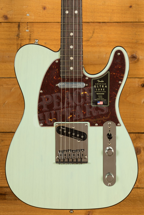 Fender Ultra Luxe Telecaster | Rosewood - Transparent Surf Green