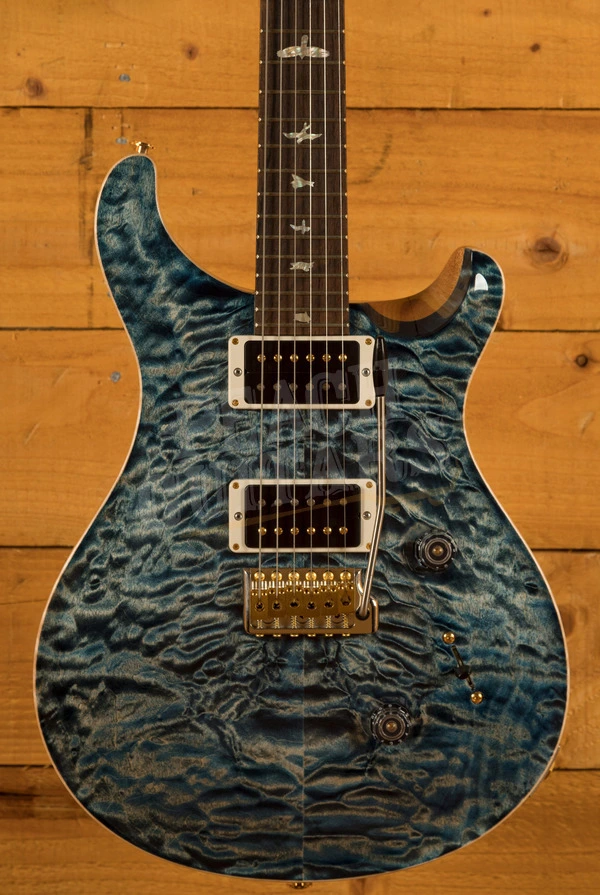 PRS Wood Library Custom 24 Whale Blue Roasted Maple/Ziricote