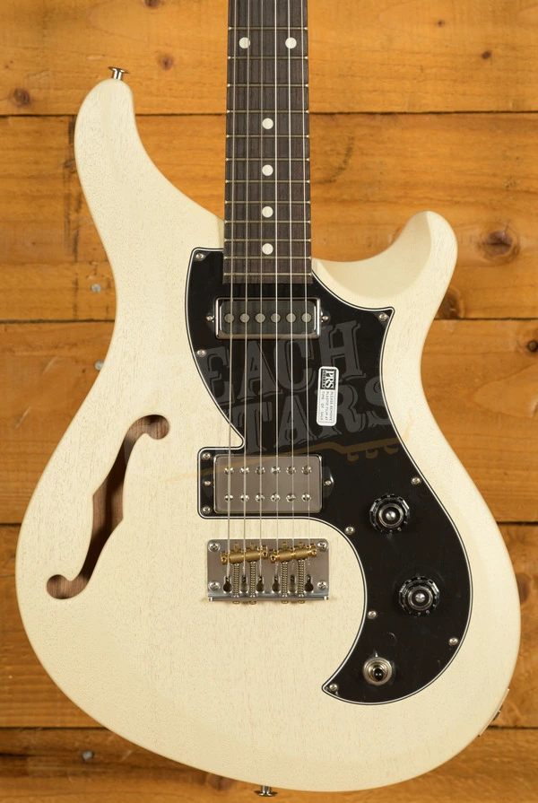 PRS S2 Vela Semi Hollow Satin - Antique White