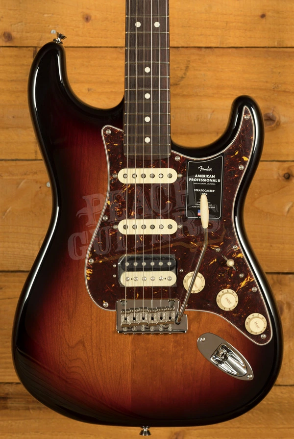 Fender American Professional II Stratocaster HSS - Rosewood - 3-Colour Sunburst