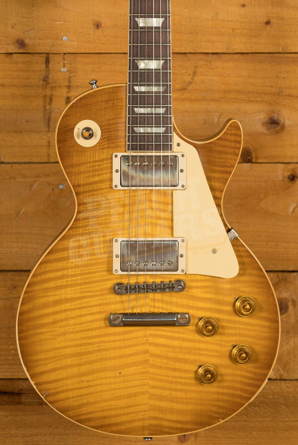 Gibson Custom Murphy Lab HP Top 59 Les Paul Dirty Lemon Burst Light Aged Murphy Painted