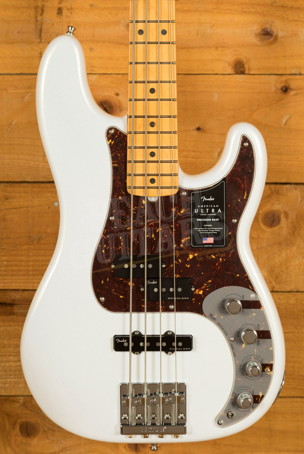 Fender American Ultra Precision Bass | Arctic Pearl
