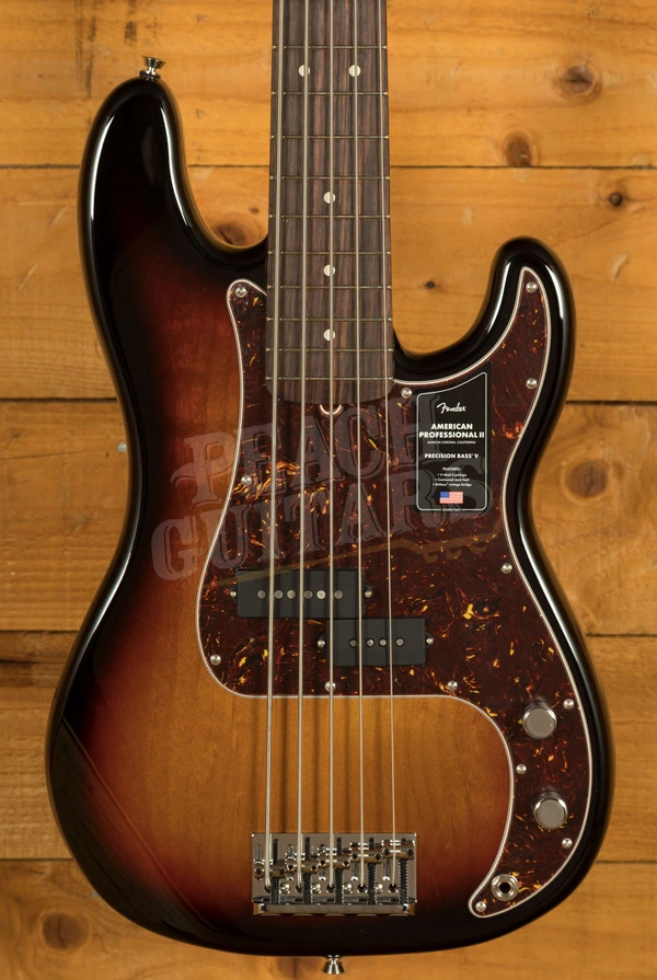 Fender American Professional II Precision Bass V | Rosewood - 3-Colour Sunburst
