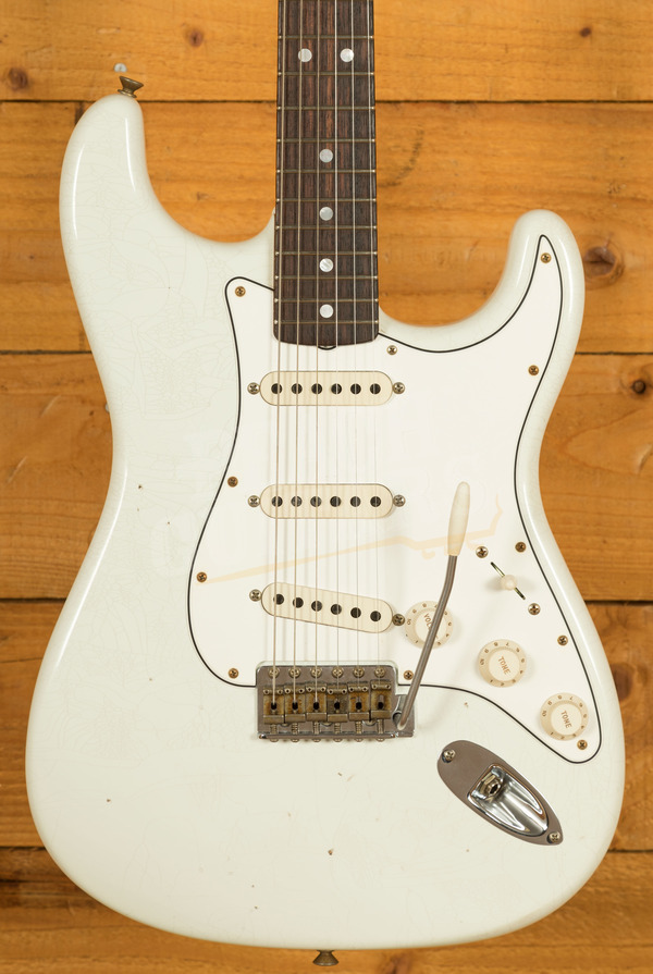Fender Custom Shop 69 Strat | Journeyman Relic Olympic White