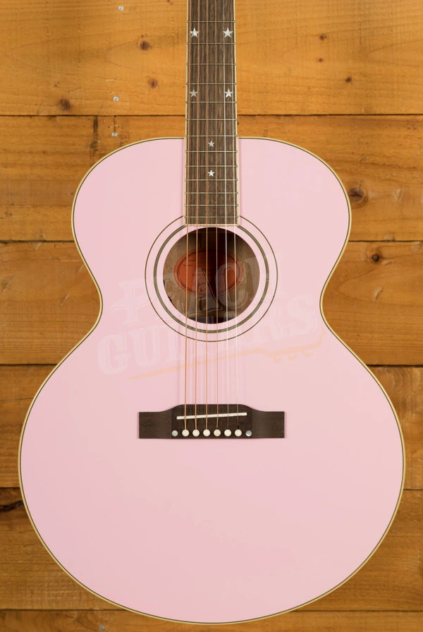 Epiphone Inspired By Gibson Custom J-180 LS | Pink
