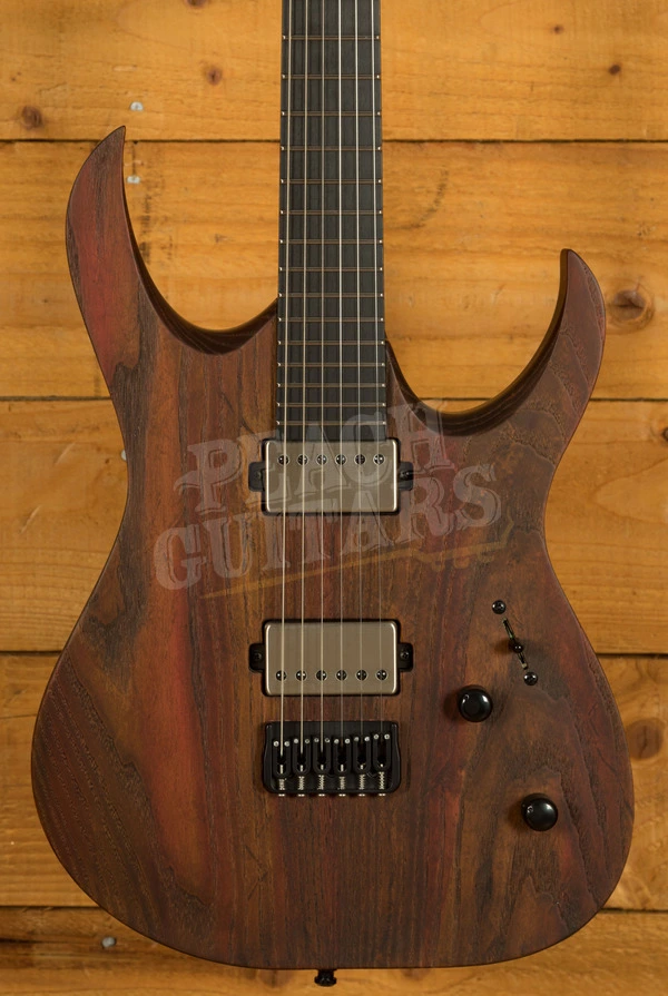 Mayones Duvell Elite 6 Ash Body | Antique Brown Matte