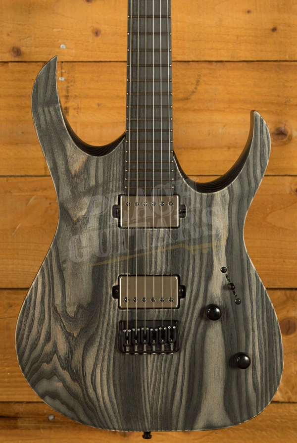 Mayones Duvell Elite 6 Ash Body | Antique Black Matte