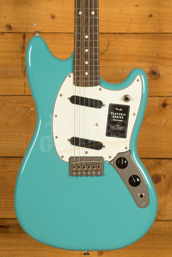 Fender Player II Mustang | Aquatone Blue