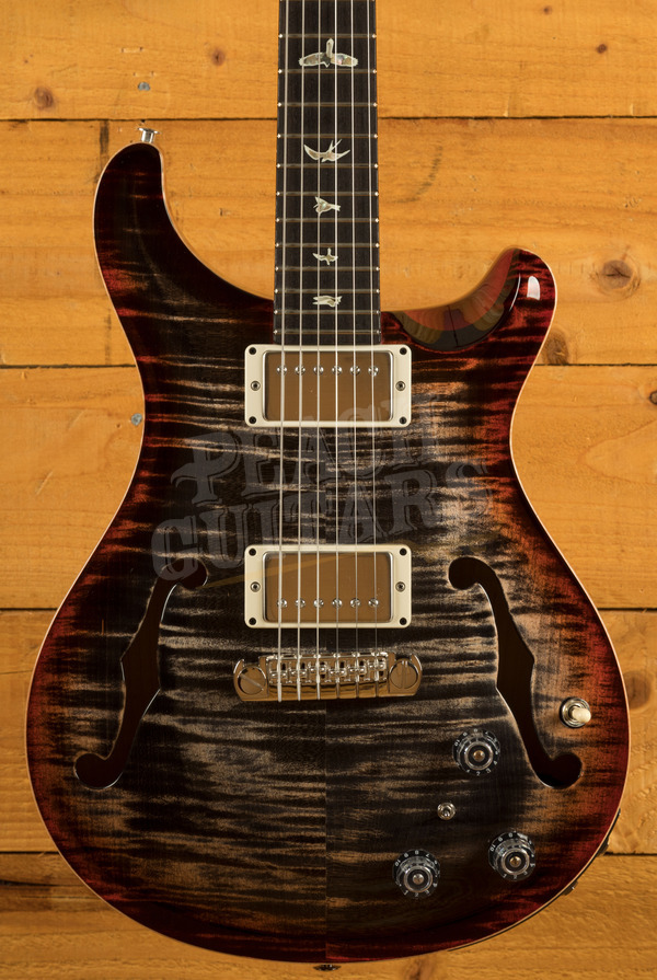 PRS Hollowbody II Piezo - Charcoal Cherryburst