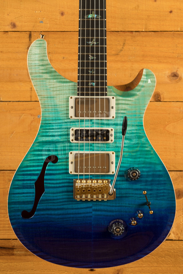 PRS Wood Library Special Semi-Hollow | Blue Fade