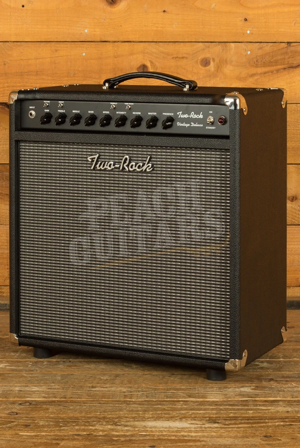 Two-Rock Vintage Deluxe 35w Combo Black Bronco w/Vintage Silver Cloth