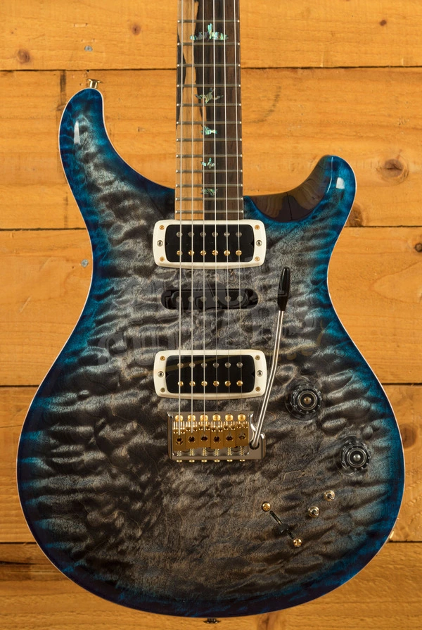 PRS Wood Library Modern Eagle V | Charcoal Blueburst - Roasted Maple Neck & 1 Piece Top
