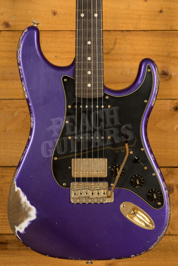 Xotic California Classic XSC-2 Metallic Purple Heavy Ageing