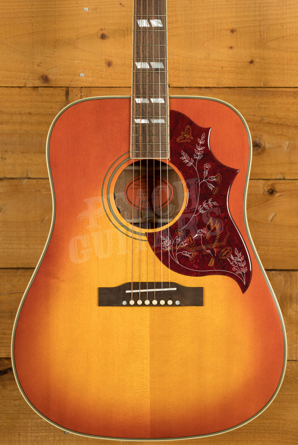 Epiphone Inspired By Gibson Collection | Hummingbird - Aged Cherry Sunburst Gloss