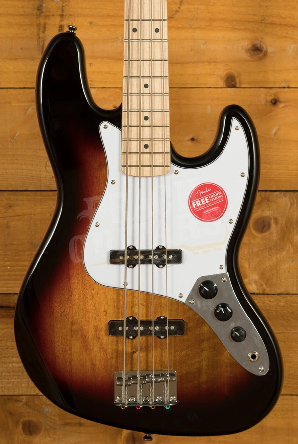 Squier Affinity Series Jazz Bass Maple 3-Colour Sunburst
