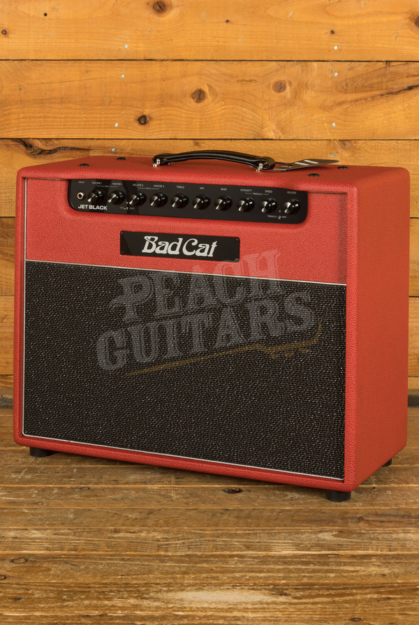 Bad Cat Jet Black | 38-Watt Combo - Custom Colour Vermillion Bronco