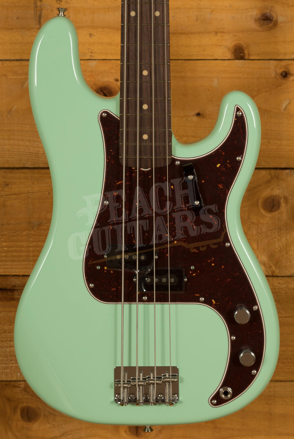 Fender American 60 S P Bass Surf Green Peach Guitars