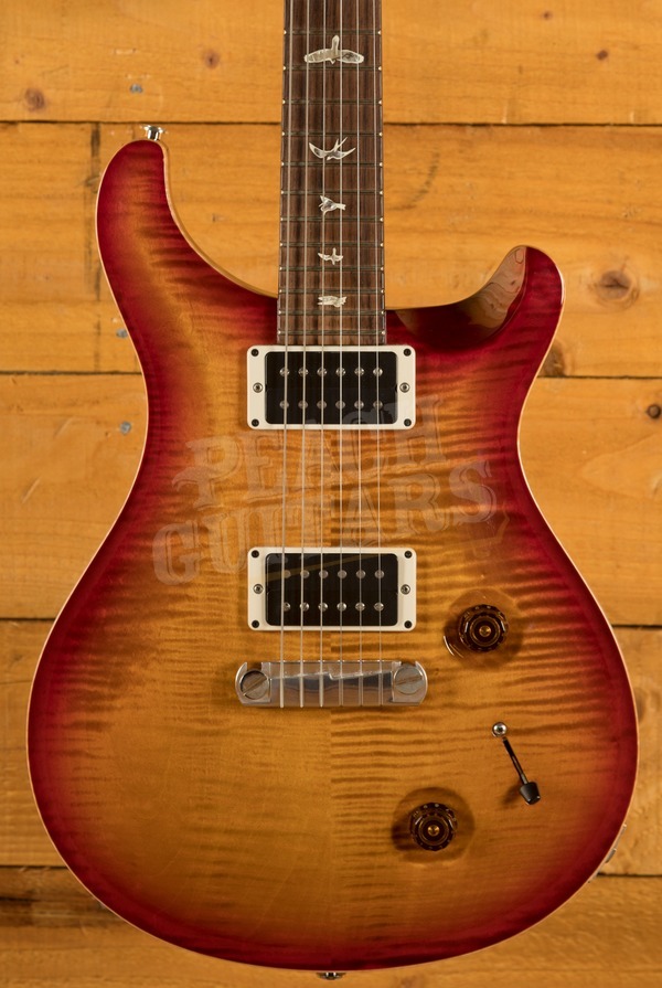 Prs Custom 22 Stoptail Dark Cherry Sunburst Peach Guitars