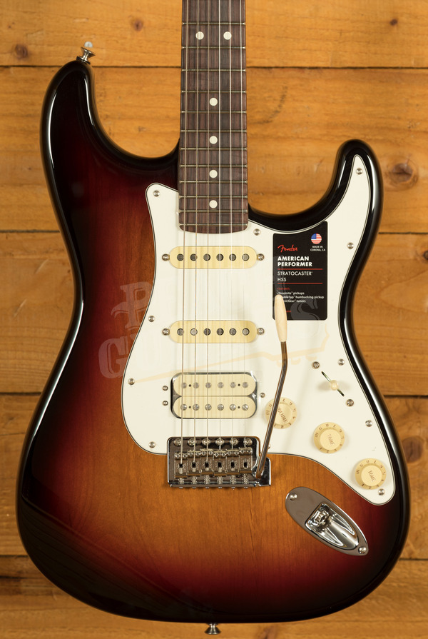 Fender American Performer Stratocaster HSS | 3-Colour Sunburst