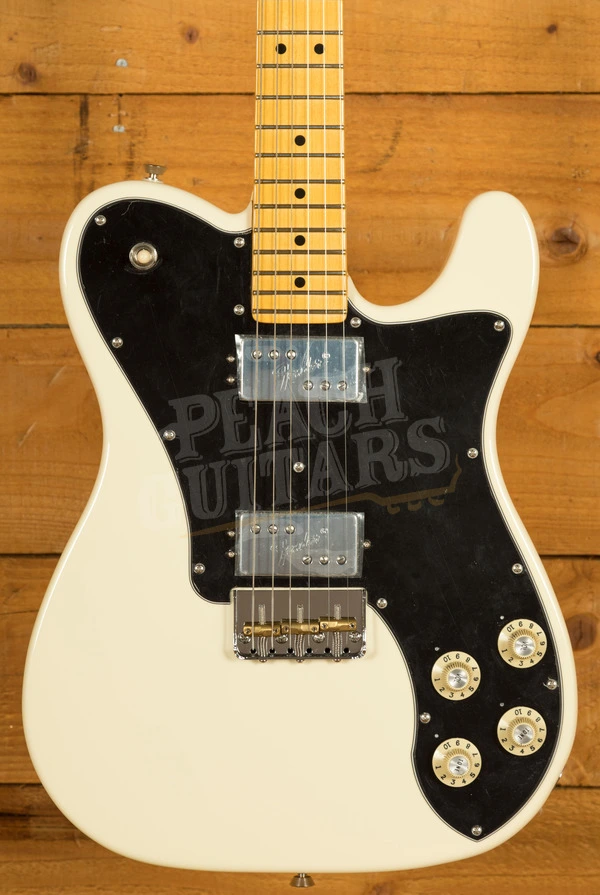 Fender American Professional II Telecaster Deluxe - Maple - Olympic White