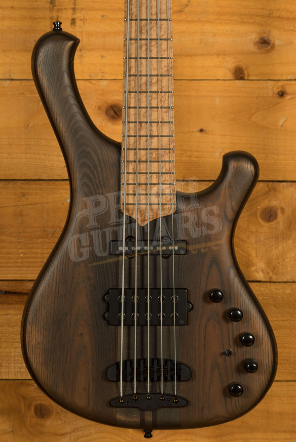 Mayones Viking 5 w/T.E.W Ash Top Antique Black Matte