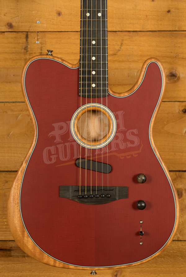 Fender American Acoustasonic Telecaster | Electro - Crimson Red