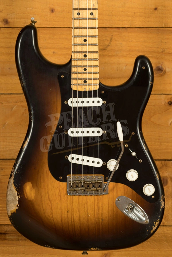 Fender Custom Shop Masterbuilt Austin MacNutt 70th Anniversary 54 Strat - Relic Wide 2-Tone Sunburst