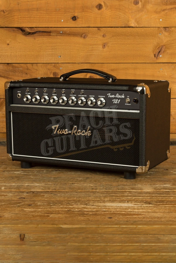 Two-Rock TS1 100 Watt Head - Black Anodize Chassis & Silver Skirt Knobs