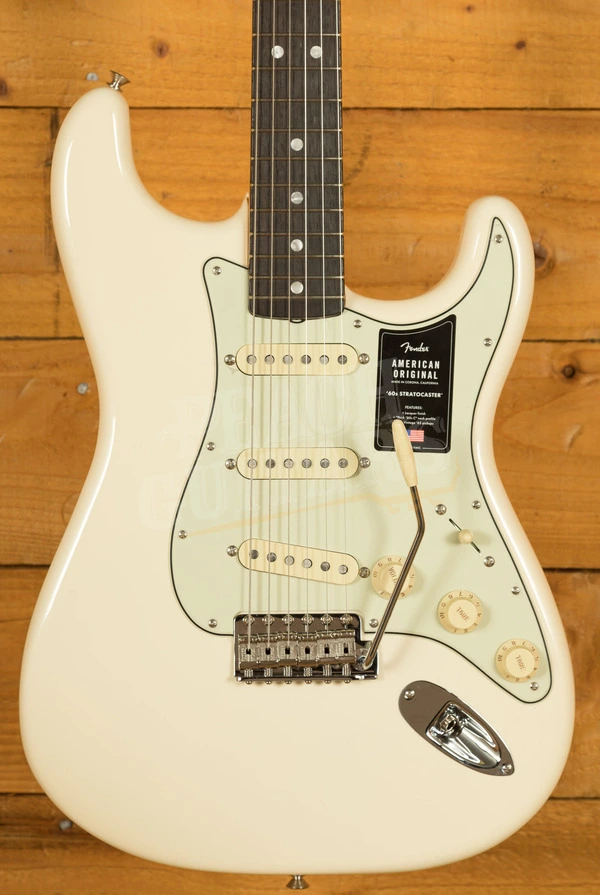 Fender American Original '60s Stratocaster | Rosewood - Olympic White