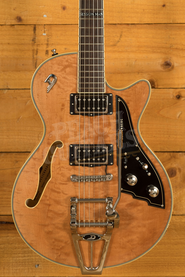 Duesenberg Artist Alliance Series Guitars | Tom Bukovac - Quilted Maple Natural