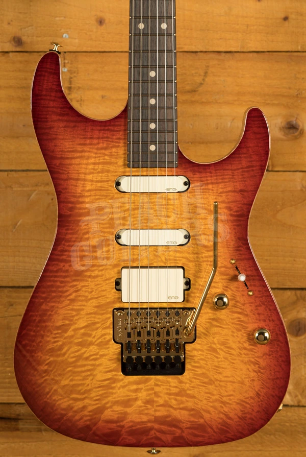 Suhr Limited Edition Standard Legacy Aged Cherry Burst HSS Floyd