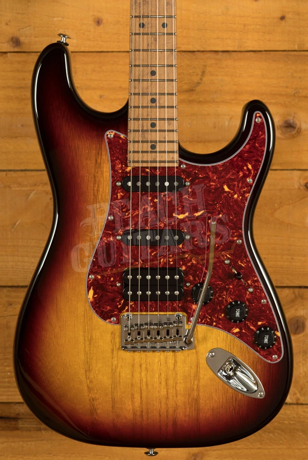 Suhr Limited Edition Classic S Paulownia 3-Tone Burst HSS