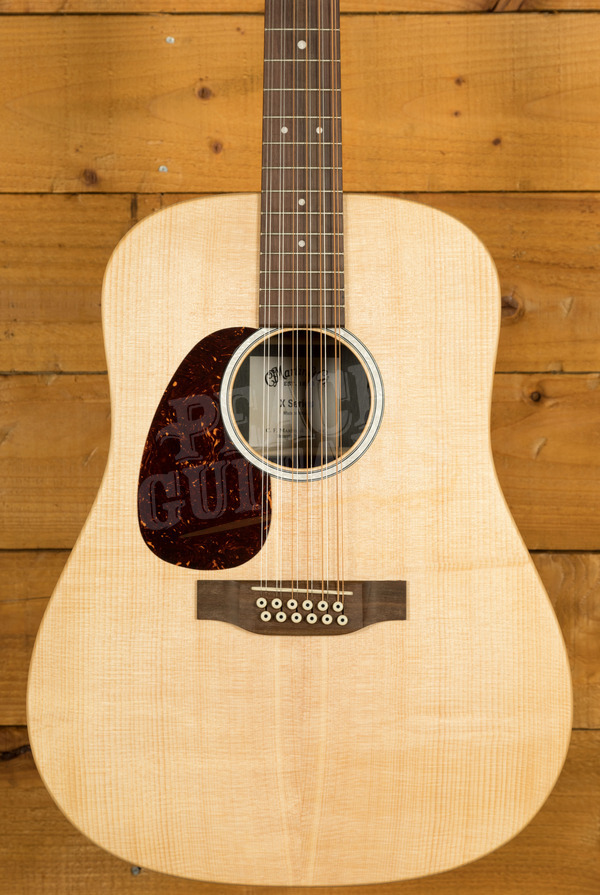 martin left handed 12 string acoustic guitar