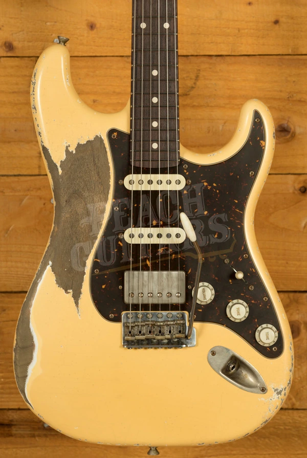 Xotic California Classic XSC-2 - Vintage White Super Heavy Aged SS Frets