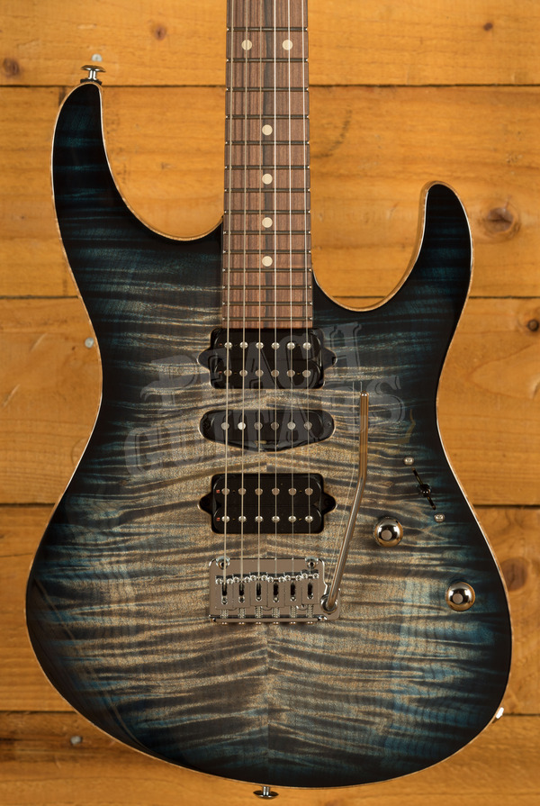 Suhr Modern Plus Faded Trans Whale Blue Burst Pau Ferro