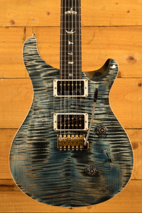 PRS Custom 24 | Faded Whale Blue 10 Top -  Pattern Thin