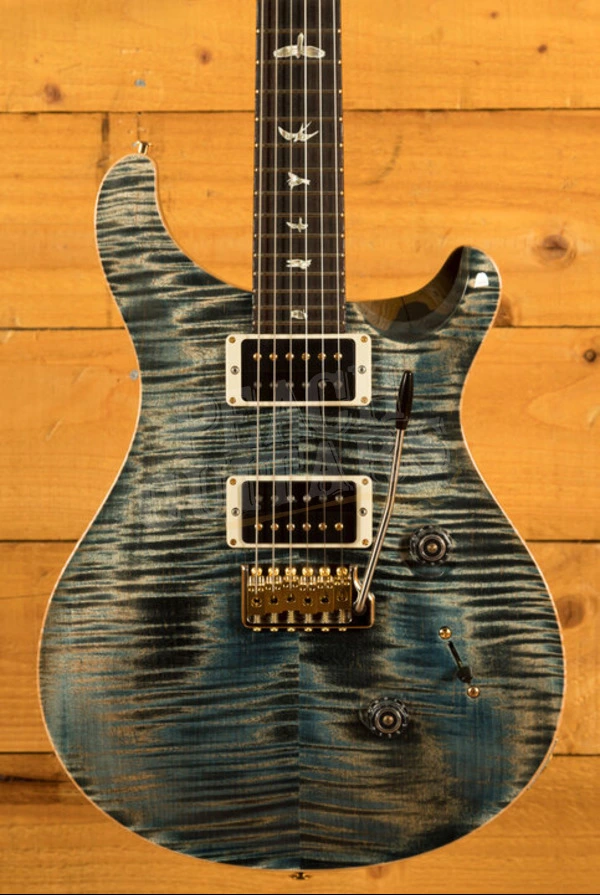 PRS Custom 24 | Faded Whale Blue 10 Top - Pattern Thin