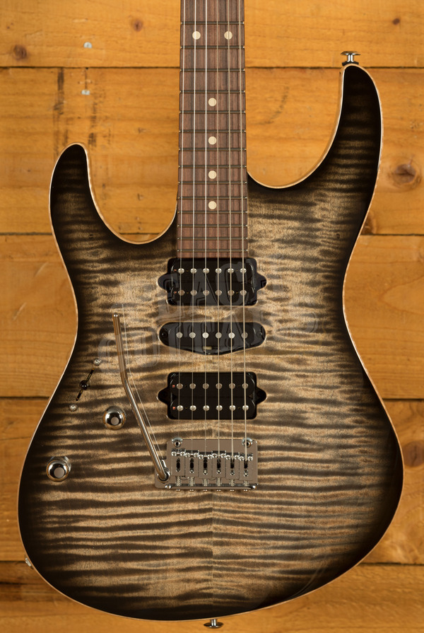 Suhr Modern Plus Trans Charcoal Burst Pau Ferro Left Handed